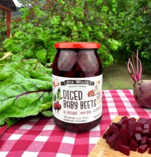 Assorted Pickled Beets Gift Pack Set with Sliced, Whole, and Diced Baby Beets, 32 oz