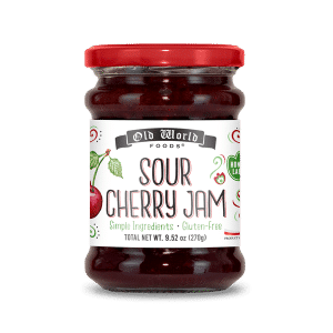 Sour Cherry Fruit Jam, 9.52 oz
