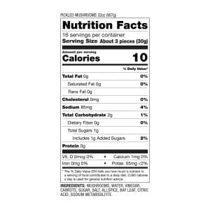 Pickled Mushrooms, 28 Oz
