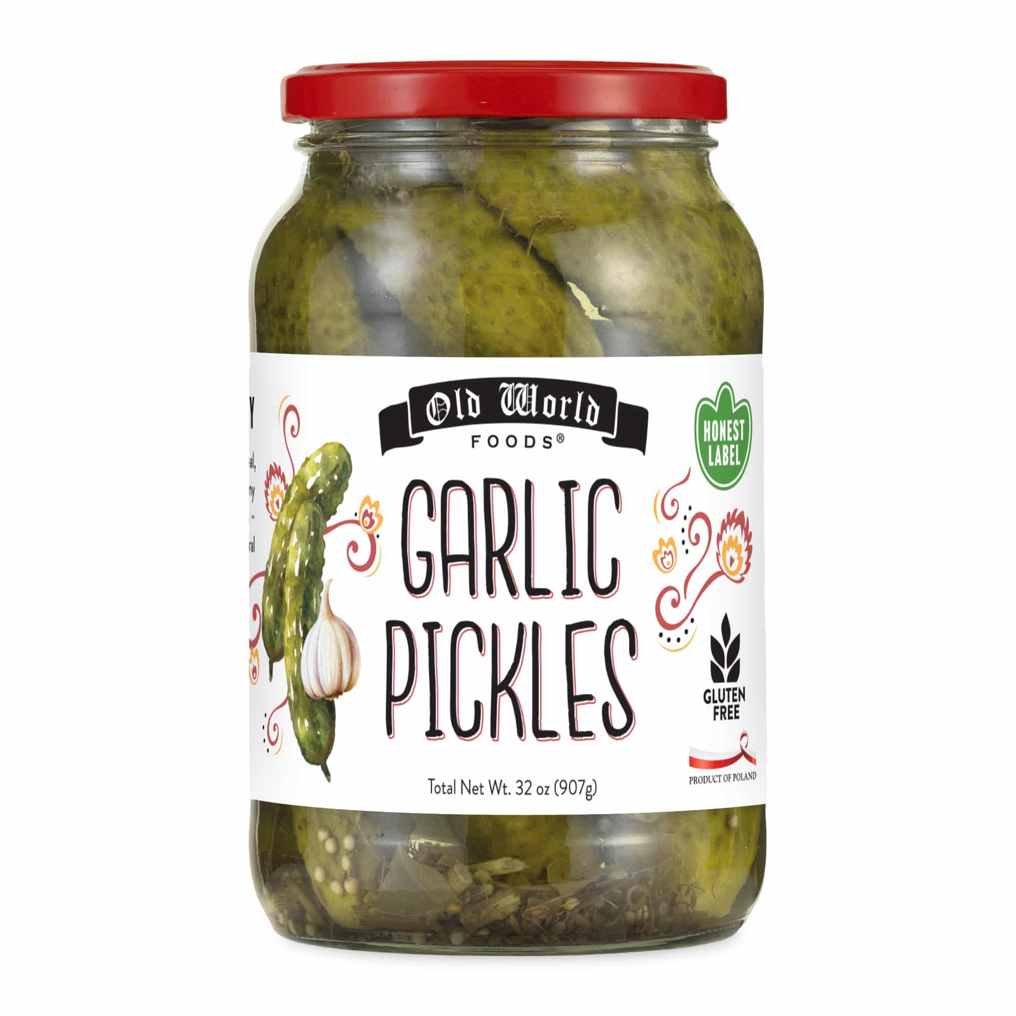 Garlic Pickles, 32 oz